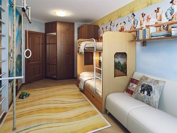 20 шикарных идей как двухъярусная кровать может сэкономить место в квартире                                            21 фото