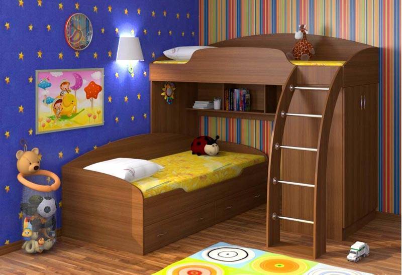 Детская кровать чердак – обзор и фото критерии выбора