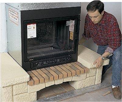 Как установить печь камин в деревянном доме