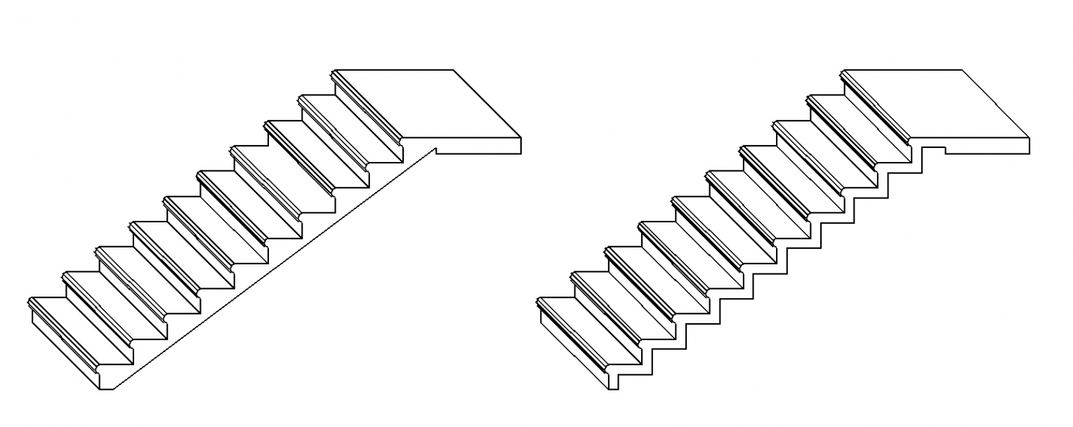Параметры бетонной лестницы