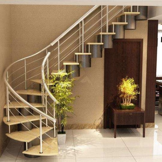 Варианты оформления лестниц на второй этаж