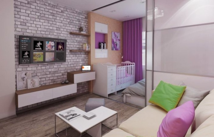 Варианты дизайна квартиры кв. м. для семьи с ребенком