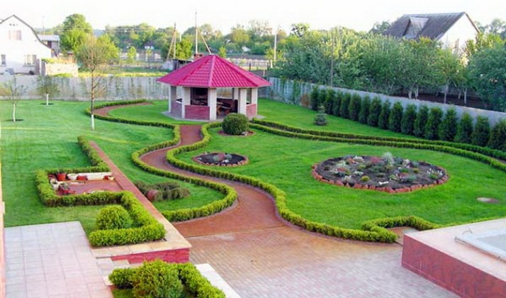 Ландшафтный дизайн вытянутого участка: обустройство сада и огорода своими руками