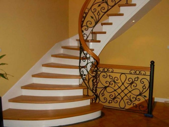 Отделка бетонной лестницы в частном доме популярные виды обшивок