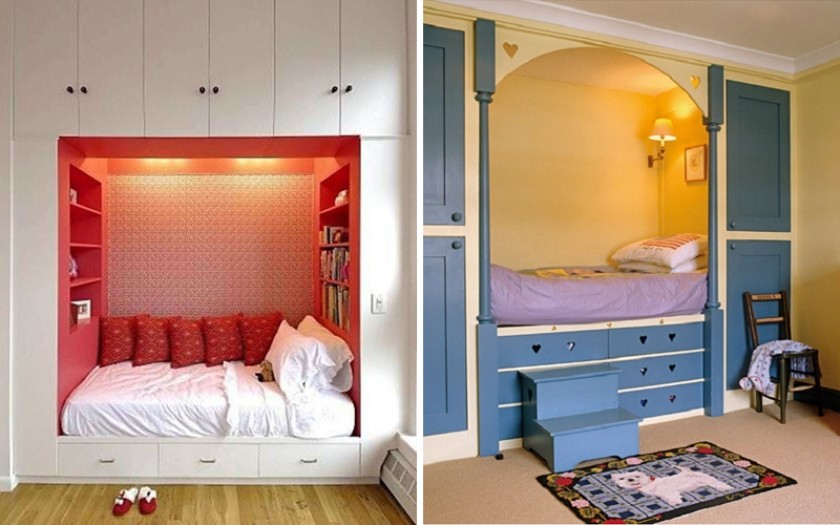 Как организовать спальное место для ребенка в однокомнатной квартире