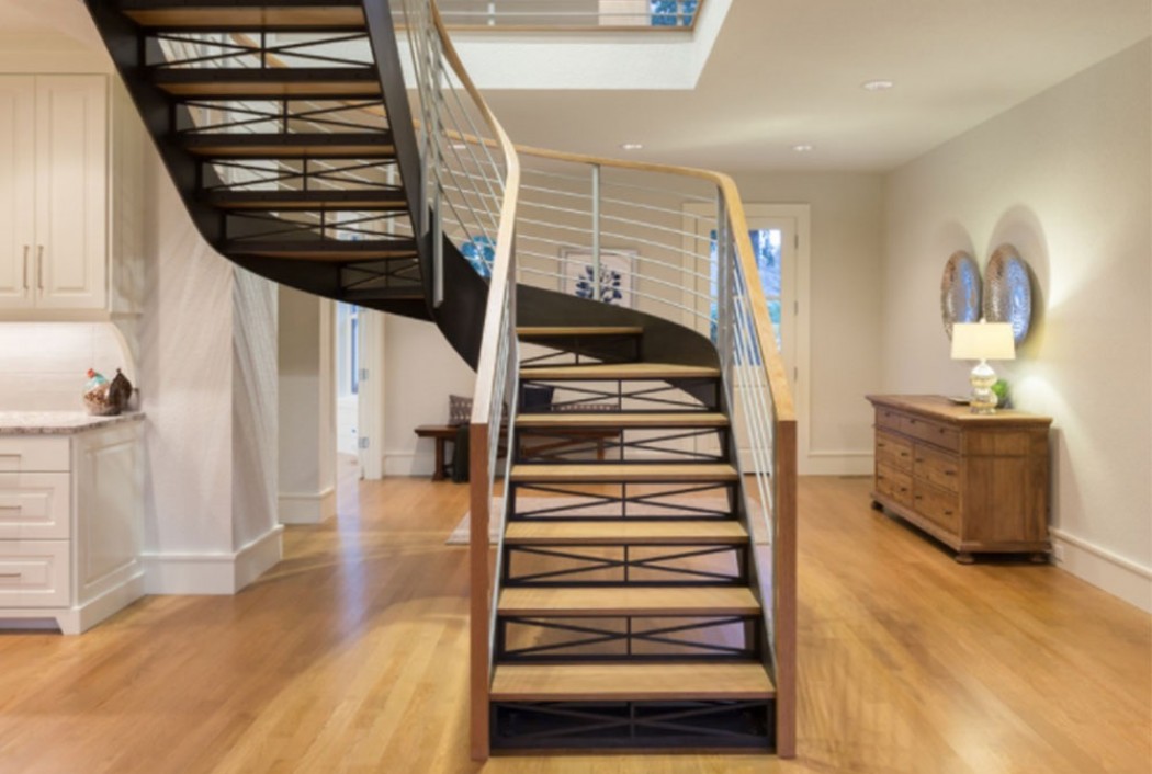 Идеи устройства лестниц в доме на второй этаж