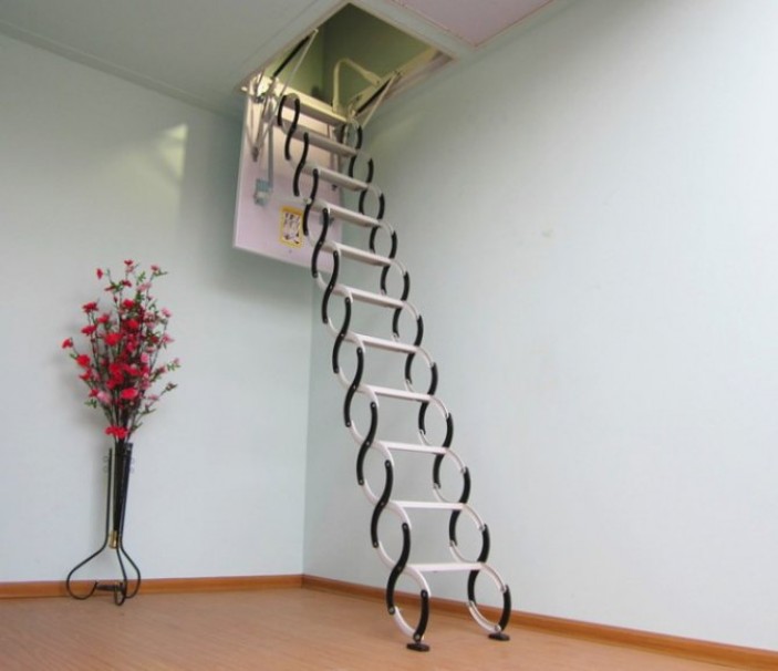 Виды чердачных лестниц