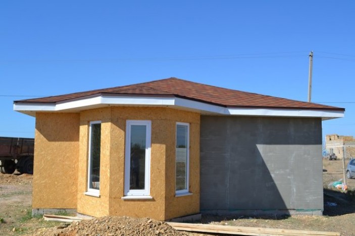 Фасадные панели для наружной отделки дома на древесноволокнистой основе