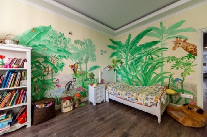 Мастер-класс по росписи стен в детской комнате своими руками