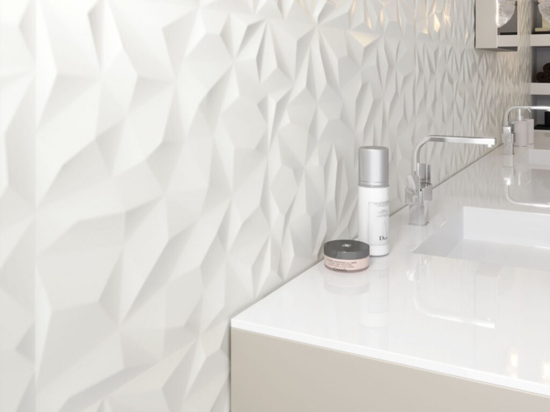 Цветная, объемная, мраморная и металлизированная плитка — модная плитка для ванной 2020-года