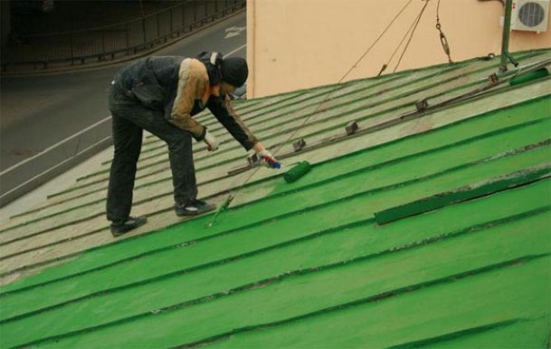 Правила нанесения краски на металлическую крышу