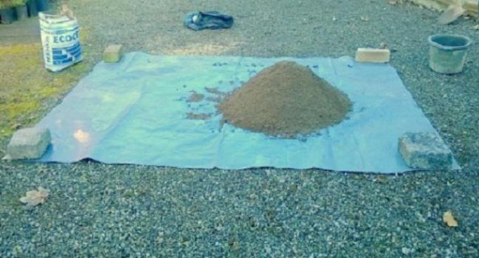 Проверка чистоты песка