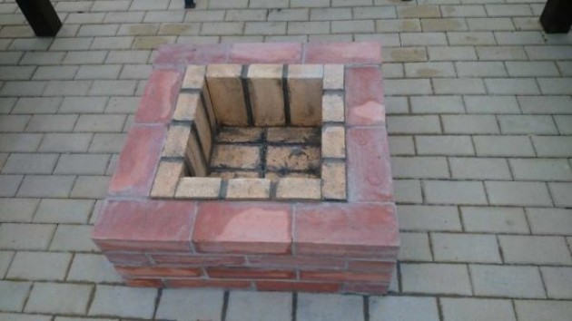 Как сделать очаг для костра из бетона