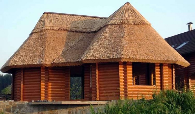Соломенная крыша – оригинальная кровля из природных материалов