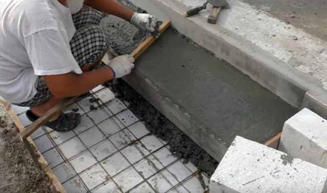 Строим бетонную лестницу