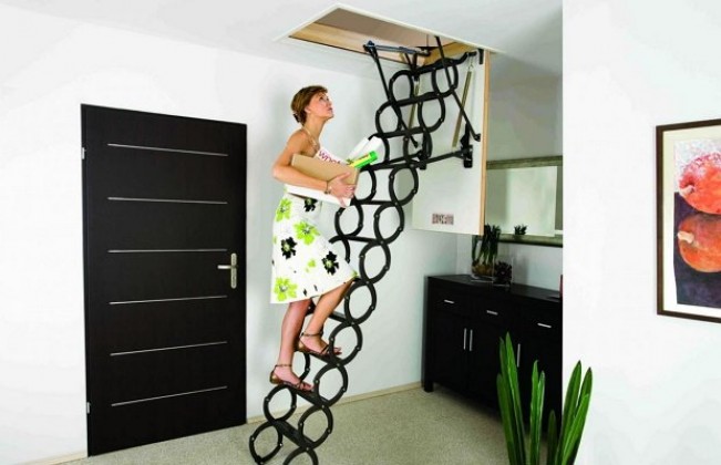Ножничная чердачная лестница – передовые технологии