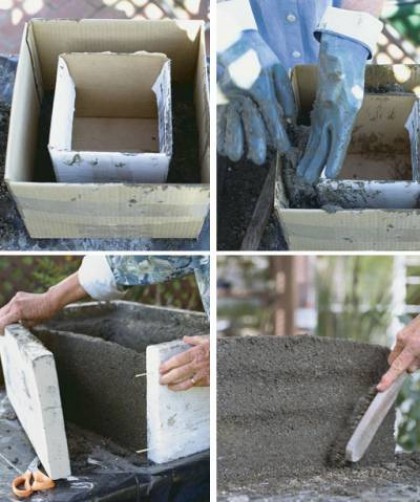Уличные бетонные вазоны для цветов своими руками: как отлить самому, где установить для дизайна