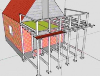 Проект балкона каркасного дома своими руками: конструкция и отделка +Фото