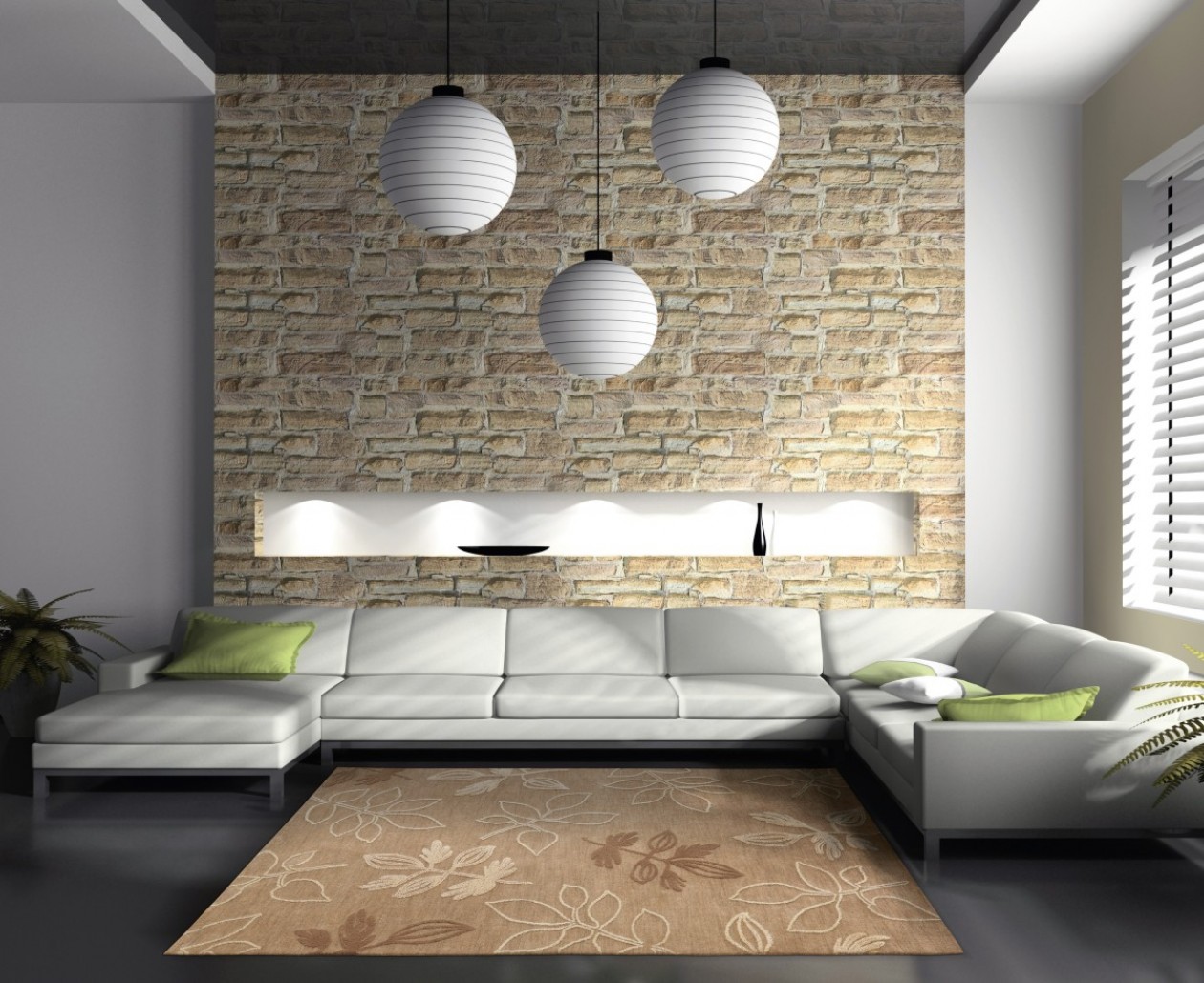 Применение декоративного отделочного камня в интерьере квартиры