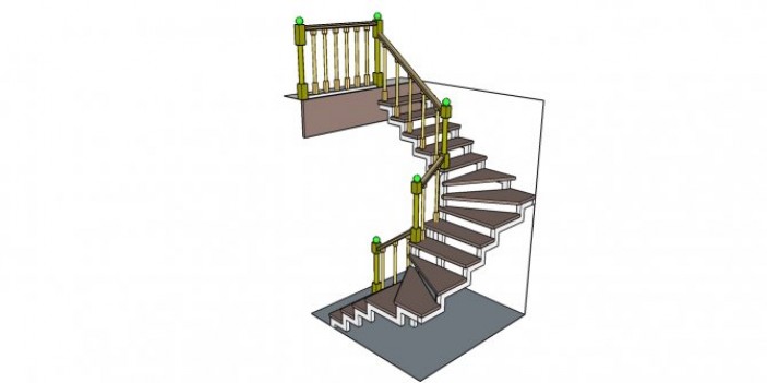 Материалы для изготовления деревянной лестницы