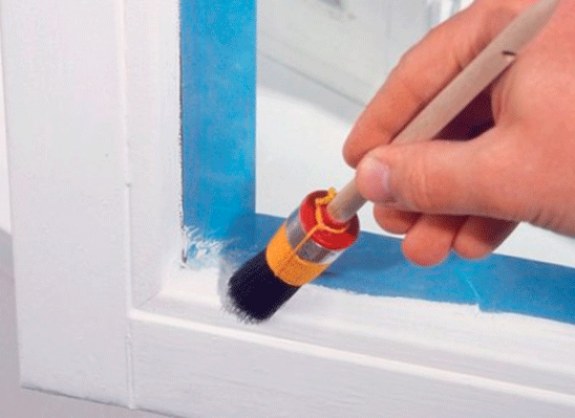 Как покрасить пластиковые окна