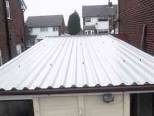 Подготовка к покрытию односкатной крыши