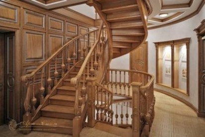 Стильные и оригинальные лестницы из дерева – дополнение интерьера коттеджей