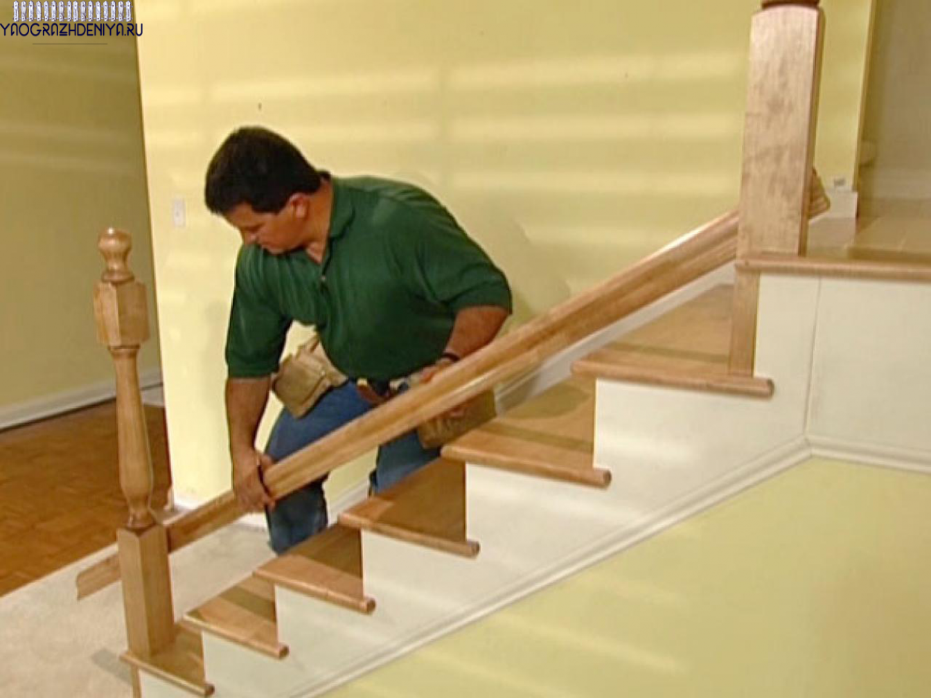 Краткая инструкция по монтажу перил из дерева на лестницу или террасу