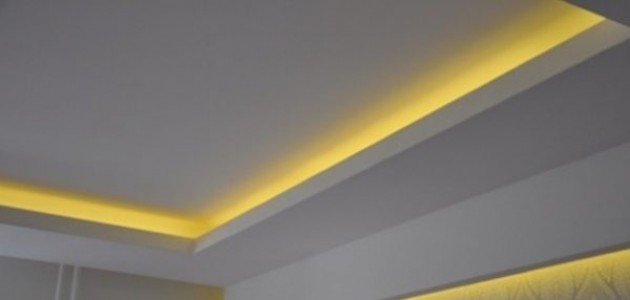Преимущества подсветки подвесных потолков светодиодными лентами