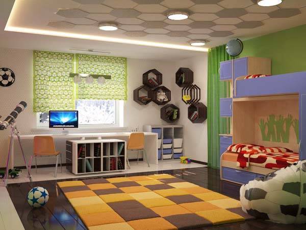 Идеи детской комнаты для мальчика и девочки