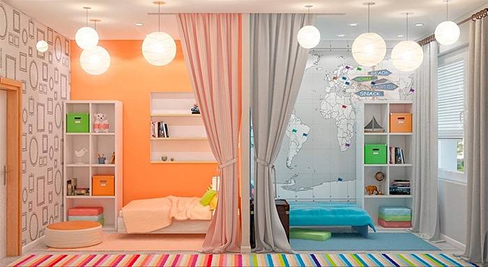 Мебель для детской комнаты для мальчика и девочки