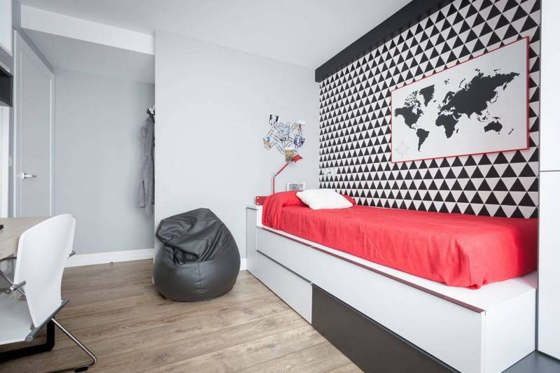 Современная комната для подростка – дизайн фото