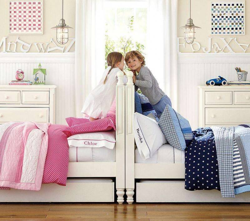 Спальня для двух мальчиков - особенности дизайна фото