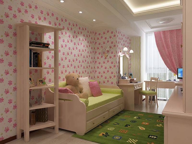 Детская комната для девочки 7 лет – основы дизайна фото