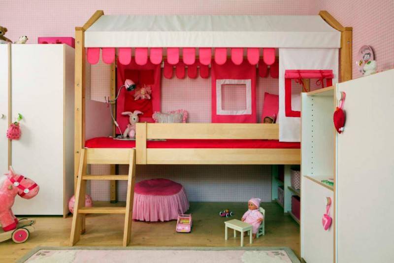 Детская кровать чердак – обзор и фото критерии выбора