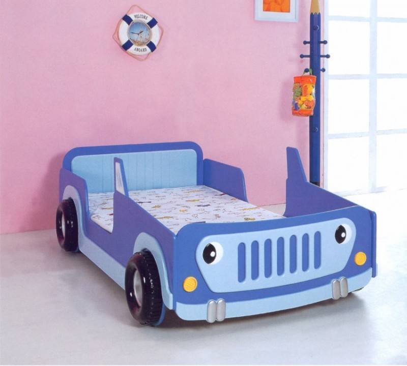 Детская кровать машина для мальчика  - 30 фото