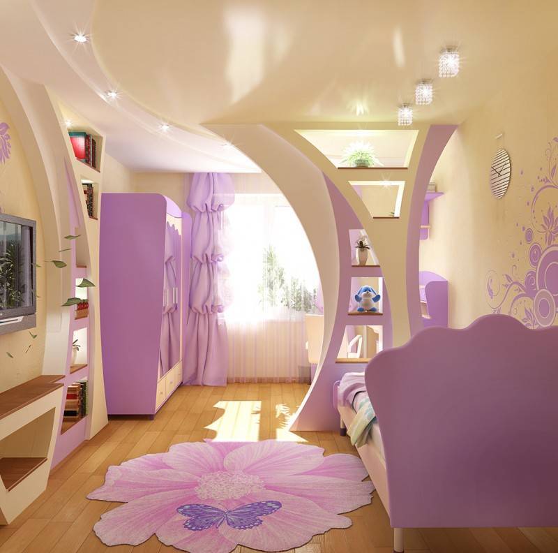 Ремонт детской комнаты для девочки своими руками