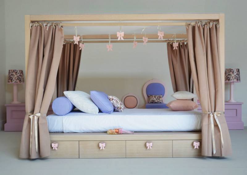 Кроватки с балдахином для новорожденных: фото и описание популярных детских наборов, а также их виды и правила крепления