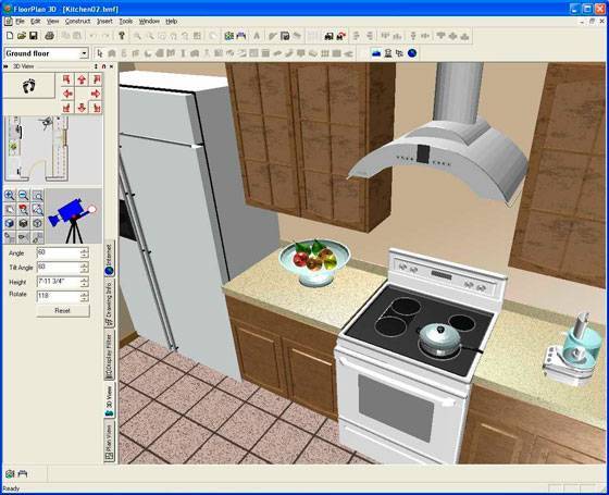 Онлайн 3D конструктор кухни