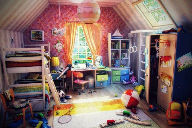 Простые детские комнаты идеи дизайна фото
