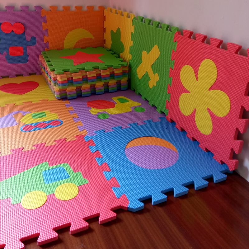Мягкий пол для детских комнат фото
