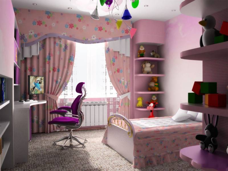 Дизайн комнаты девочки 11 лет
