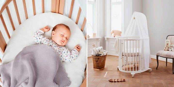 Выбираем детскую кроватку: круглая, овальная или стандартная прямоугольная