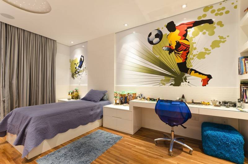 Дизайн комнаты для мальчика подростка 12 лет – фото
