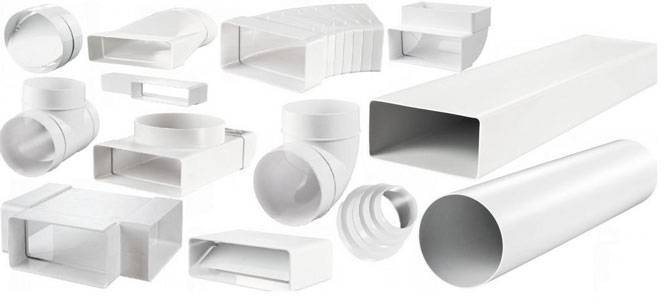 Пластиковые воздуховоды для вентиляции прямоугольная и круглая формы виды и размеры труб