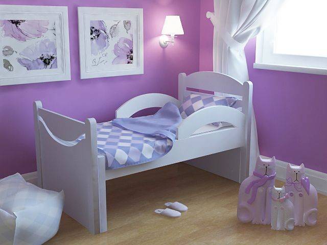 Детские кровати с бортиками различной конструкции и их особенности