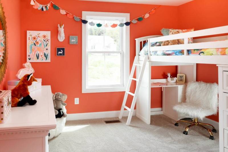 Детская комната для двух девочек – основы дизайна фото