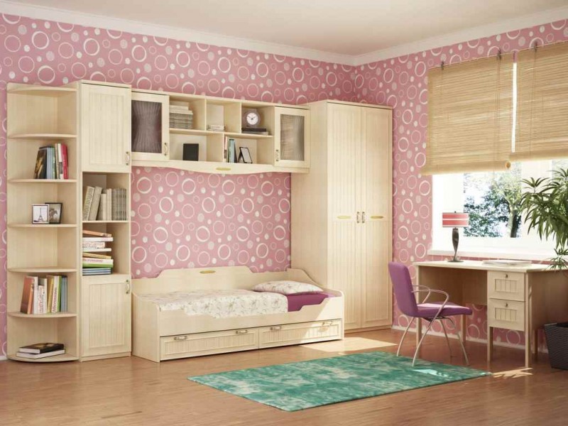 Дизайн комнаты для девушки в современном стиле – фото