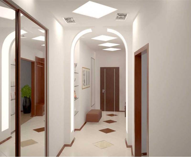 Какой сделать потолок в коридоре - виды стили и ошибки оформления