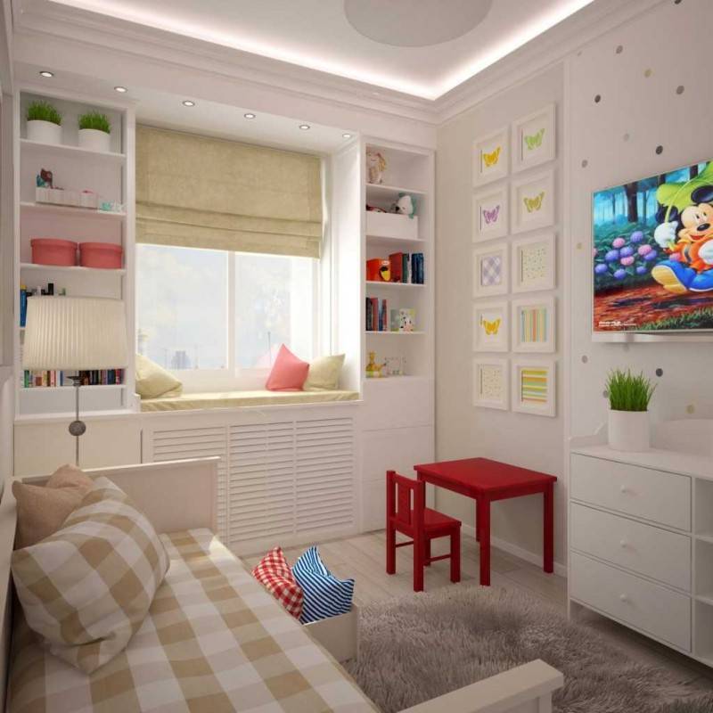 25 примеров интерьера маленькой детской комнаты для двоих